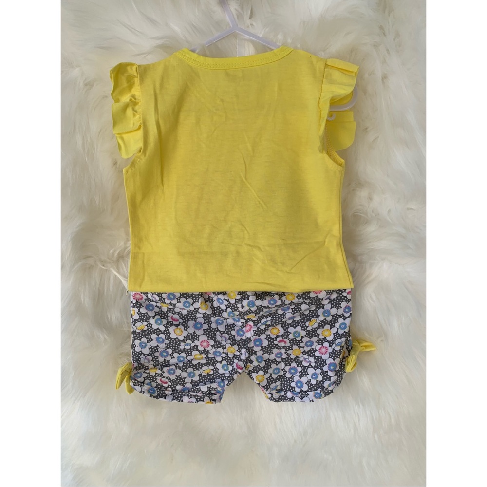 ❤️ Casual t-shirt & short two pieces set - Picture 3 of 4